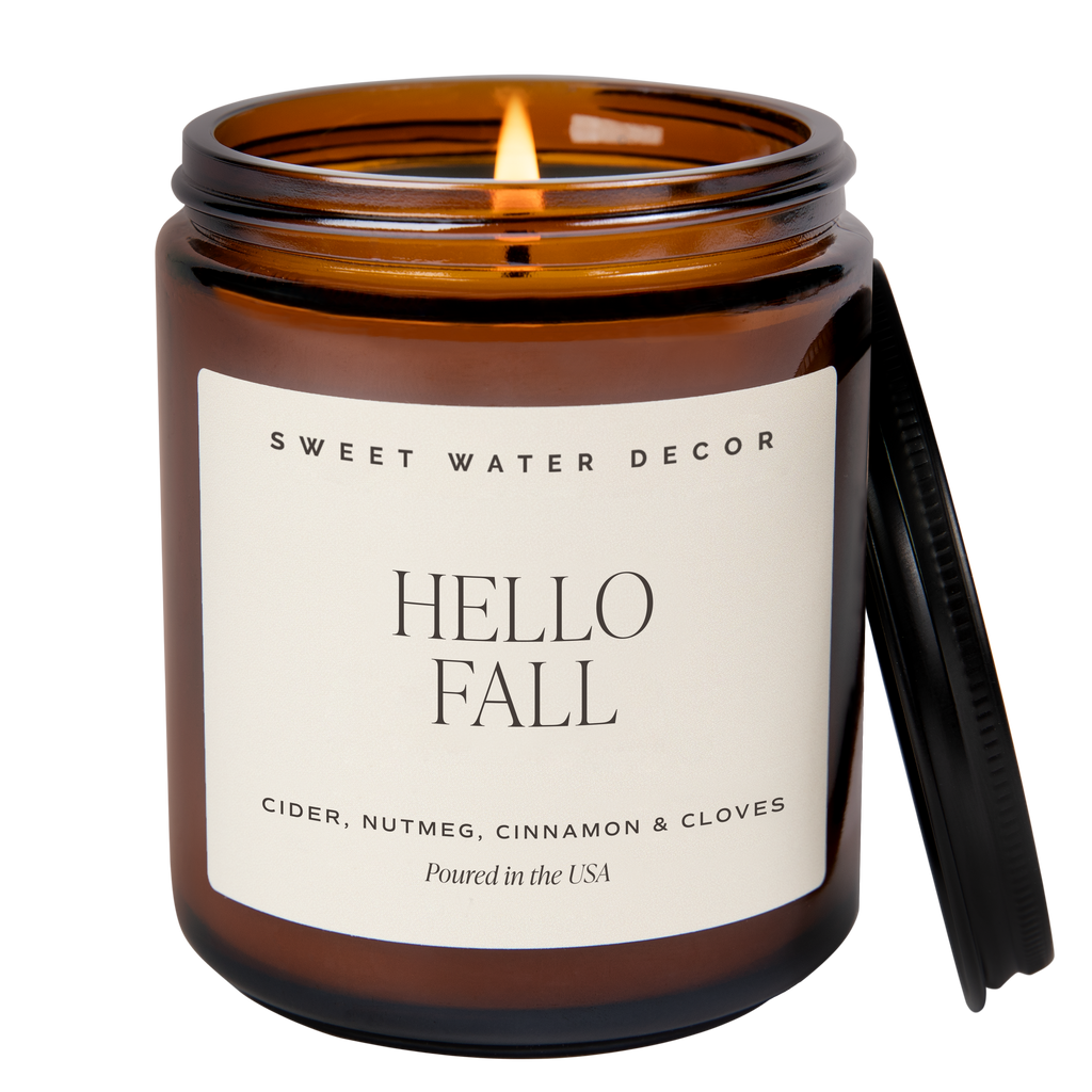 Hello Fall 9 oz Soy Candle