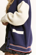 Stripe Detail Cardigan