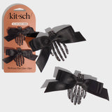 Skeleton Flat Claw Clips 2pc Set