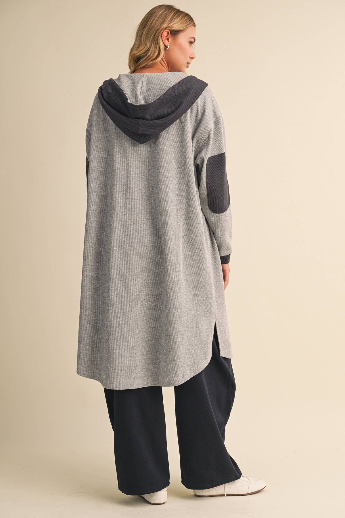 HOODED CARDIGAN
