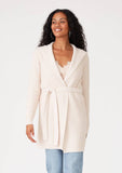 Long Sleeve Belted Hooded Cardigan
