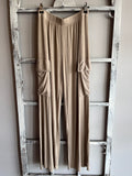 Freya Ribbed Wide Leg Cargo Pant