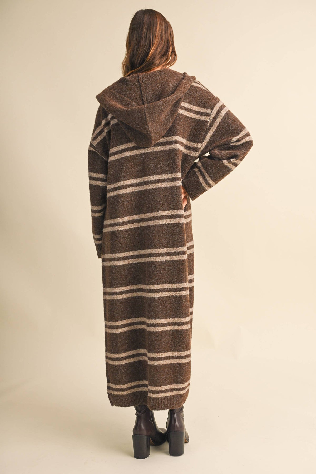 Hooded Oversized  Long Sweater Cardigan