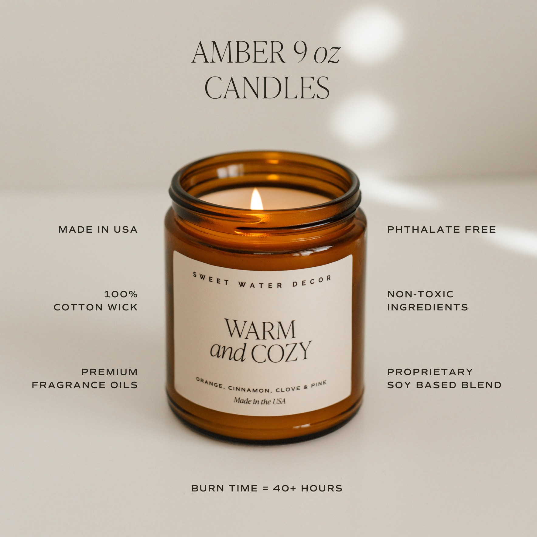 Hello Fall 9 oz Soy Candle