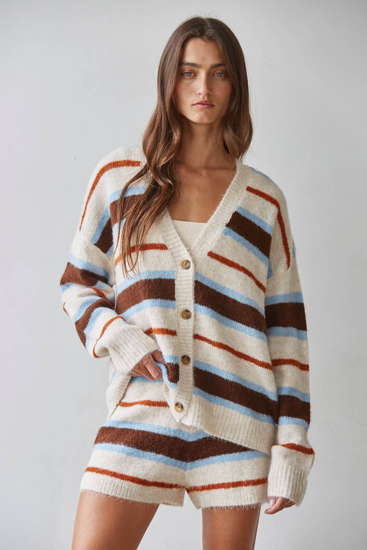 Striped Cardigan