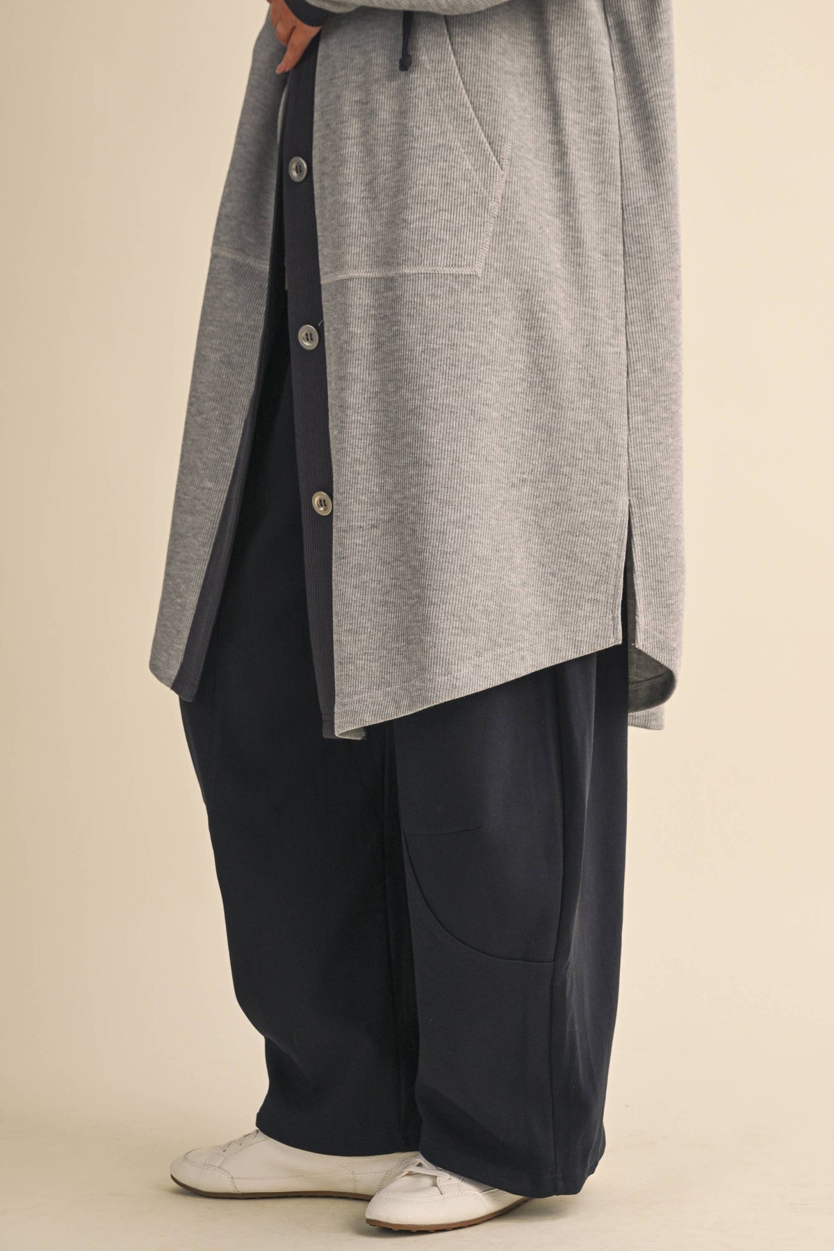 HOODED CARDIGAN
