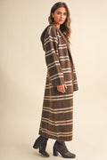 Hooded Oversized  Long Sweater Cardigan