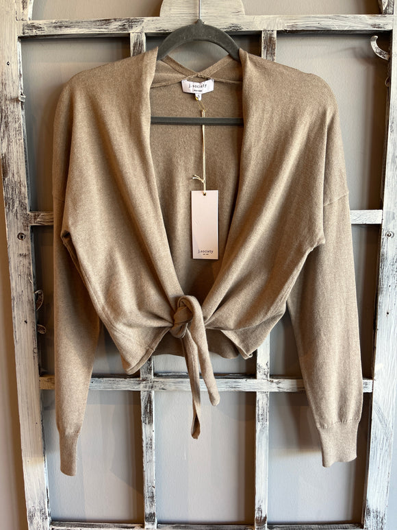 Tie Front Cardi