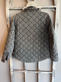 Denim Quilted Shirt Jacket