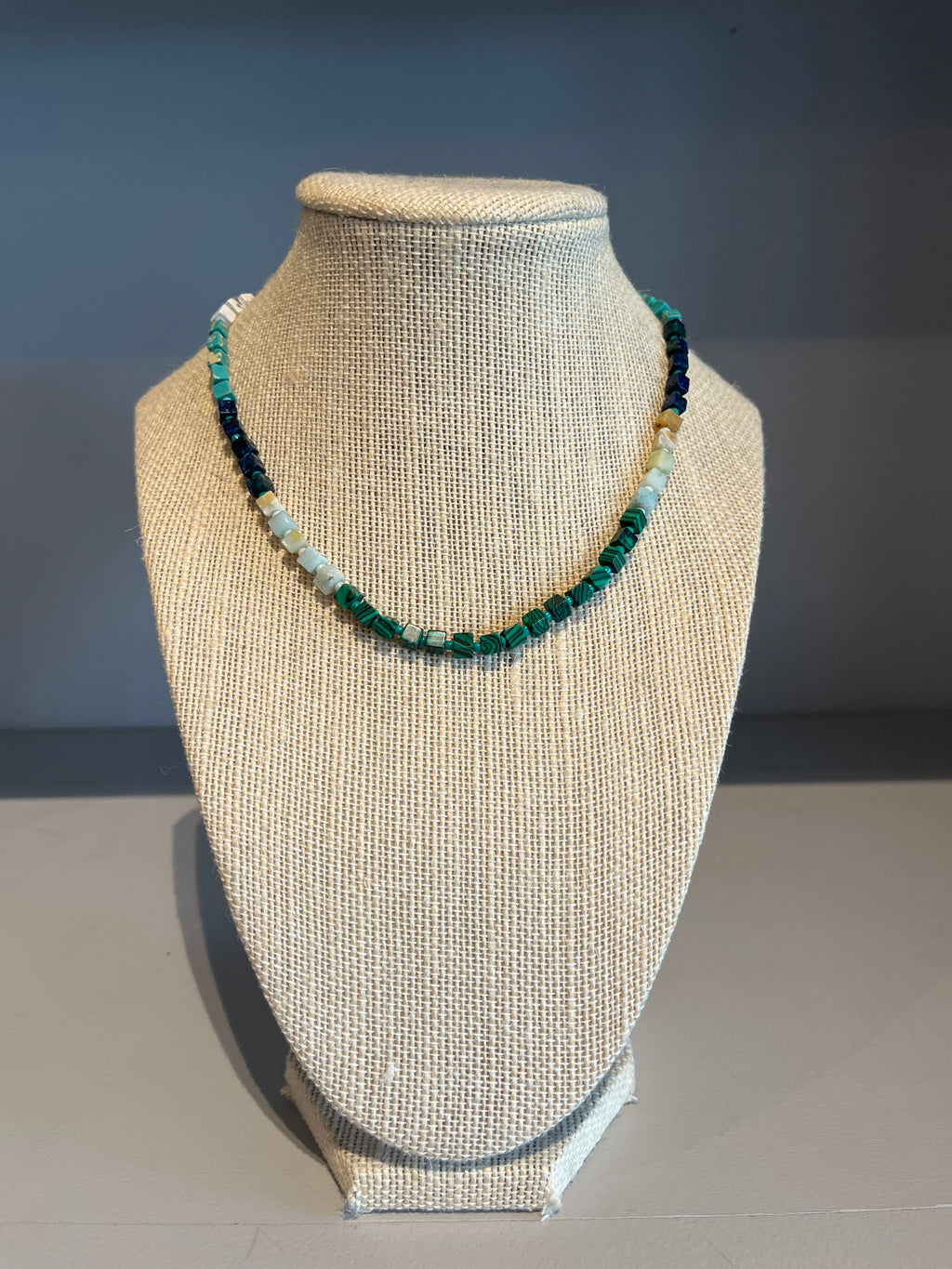Semi Precious Beaded Necklace