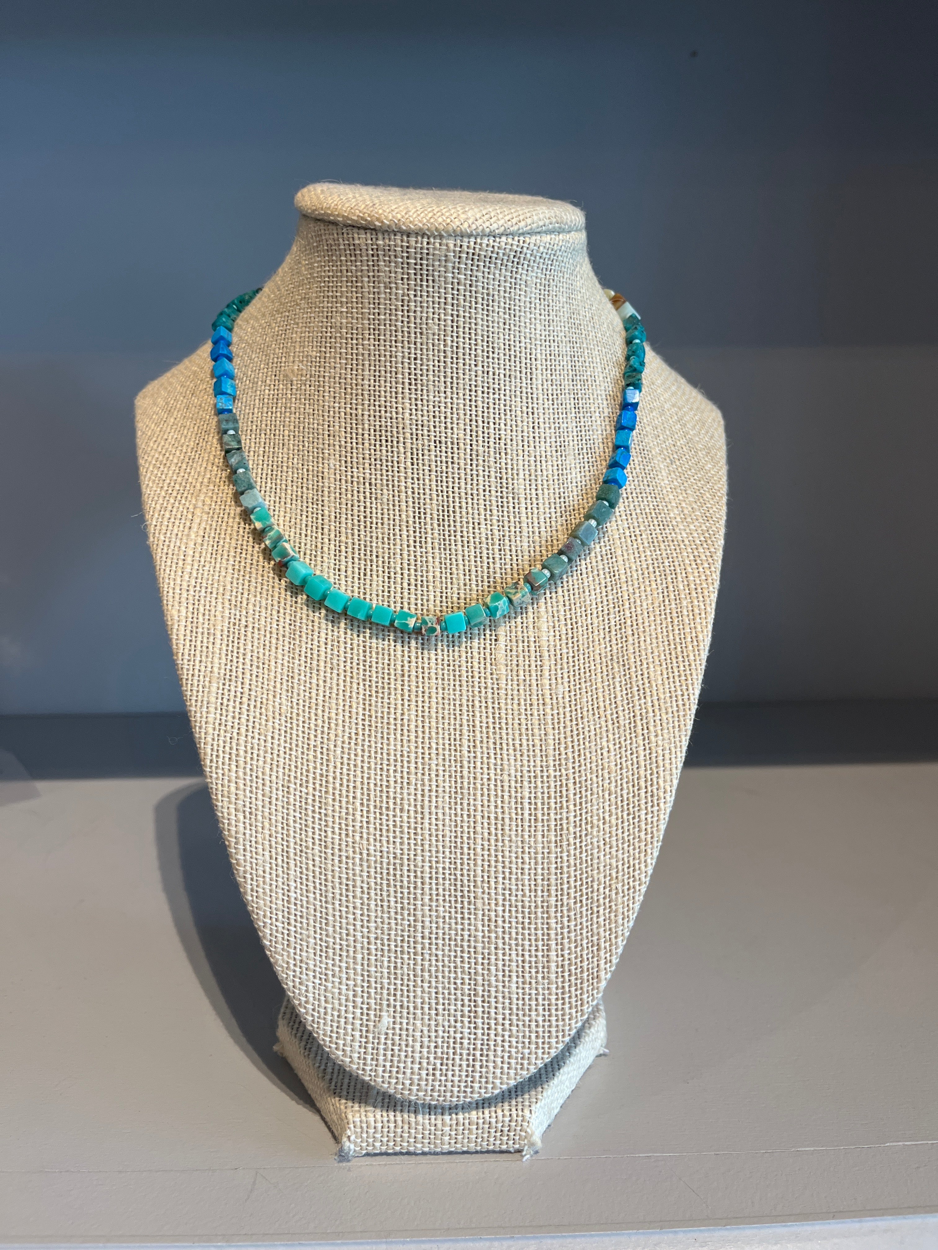Semi Precious Beaded Necklace