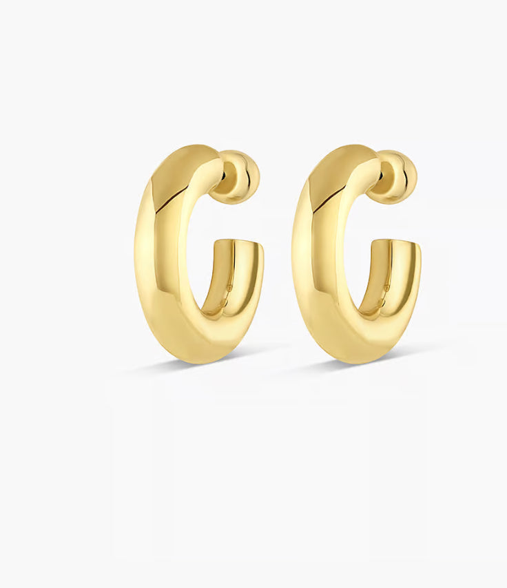 Lou Statement Small Hoops