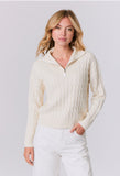 Cable Knit Zip