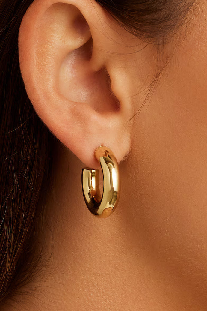 Lou Statement Small Hoops