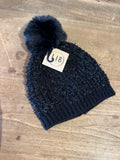 Knit Beanie W/Pom Pom