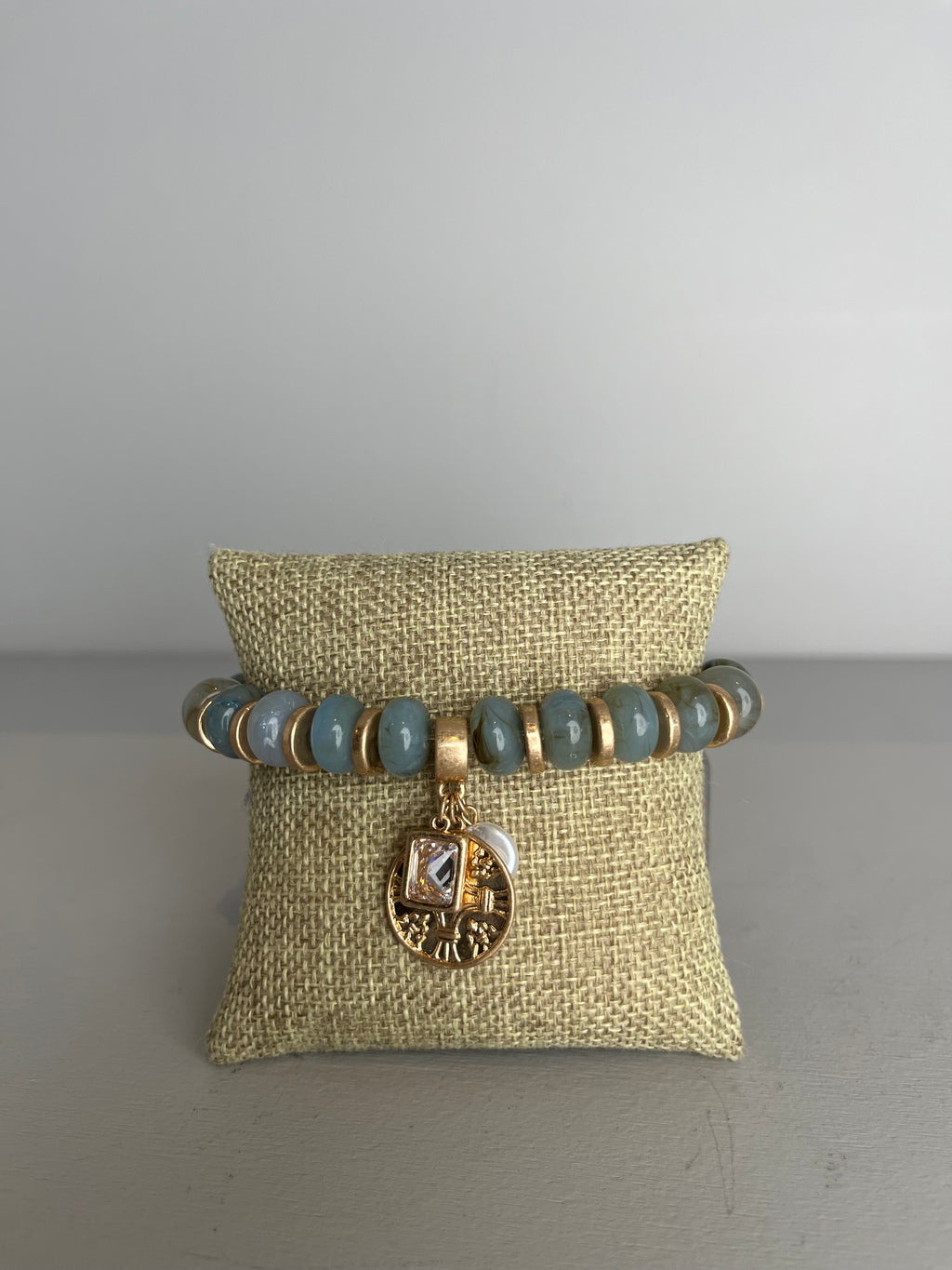 Coin Beaded Bracelet