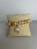 Coin Beaded Bracelet