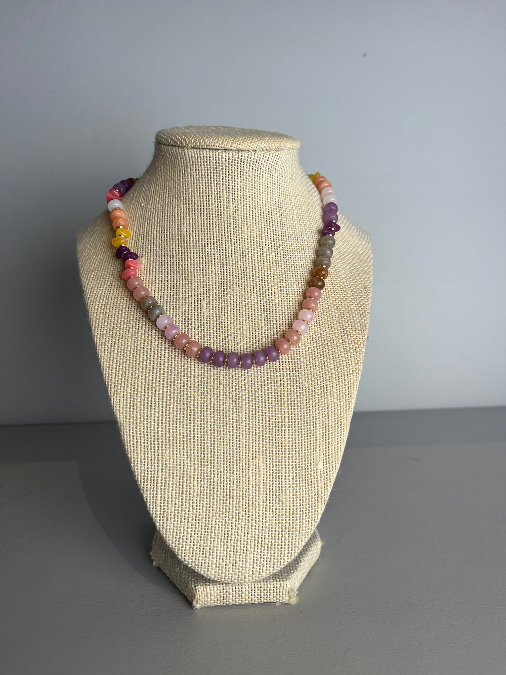 Resin Beaded Necklace