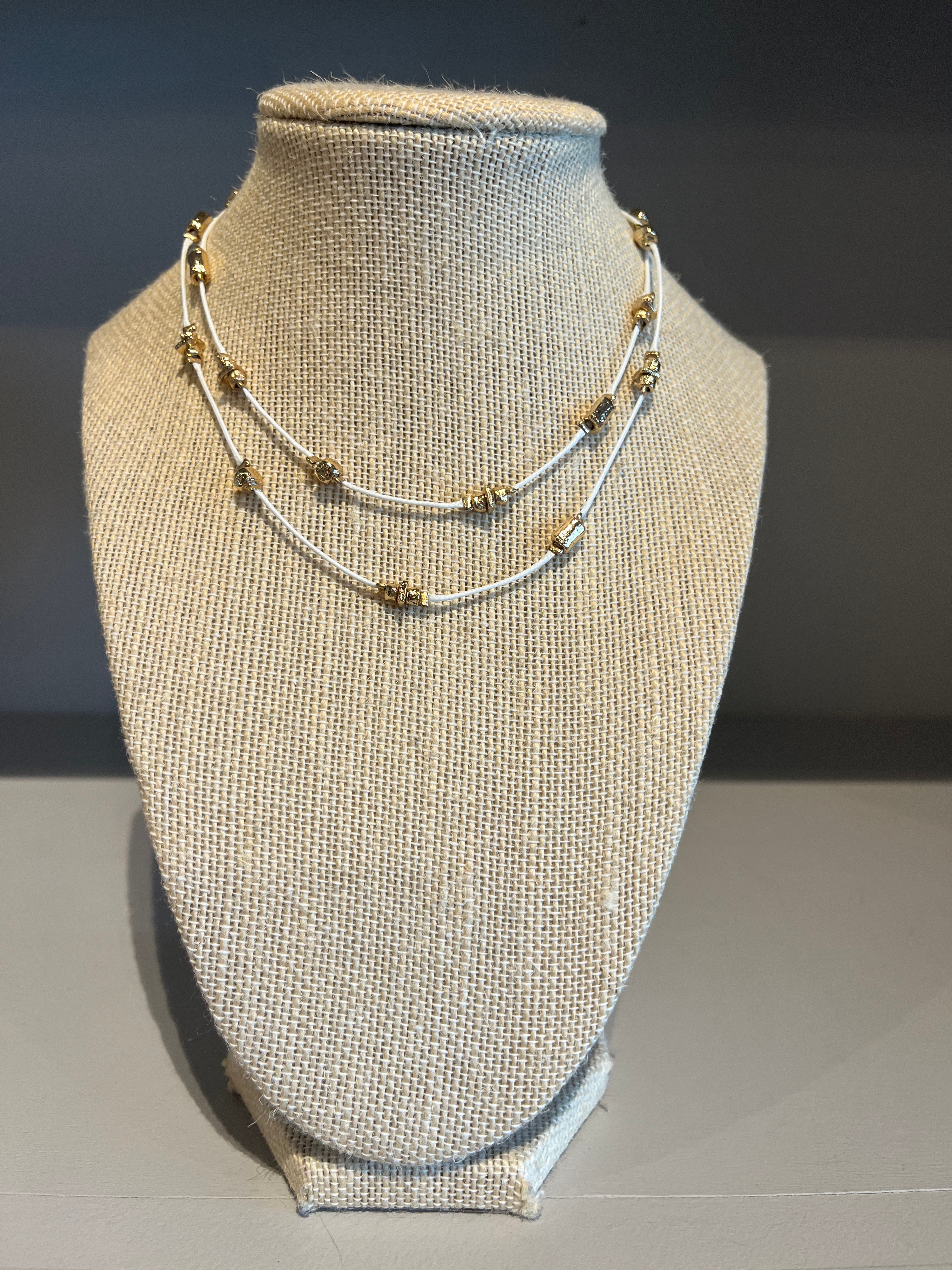 White Cord Necklace