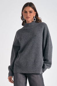 Mock Turtleneck Sweater