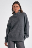 Mock Turtleneck Sweater