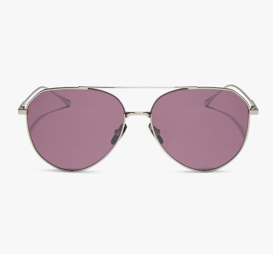 Dash Silver+ Aubergine W/ Silver Flash Polarized