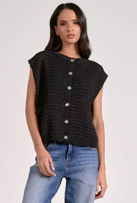 Sleeveless Cardigan