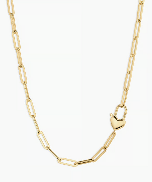 Heart Padlock Necklace
