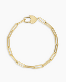 Heart Padlock Bracelet