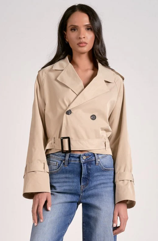 Pre Sale Dakota Cropped Trench