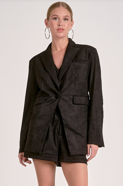 Suede Blazer