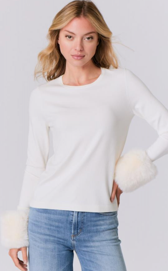 Crew W/ Fur Cuffs