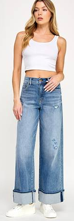 Tribecca Wide Cuff Jean