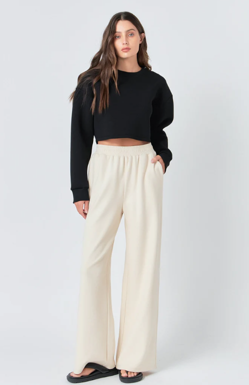 Wide Knit Pants