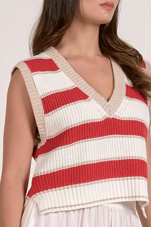 Slate Sleeveless Sweater