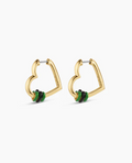 Campbell Heart Bead Earrings