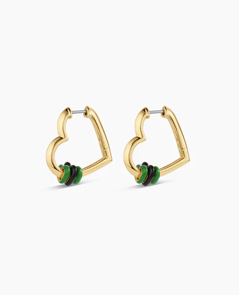 Campbell Heart Bead Earrings