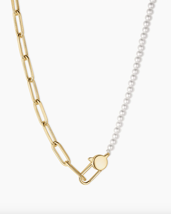 Florence Pearl Chain Necklace
