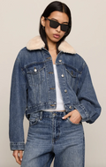 Dailey Denim Fur Jacket