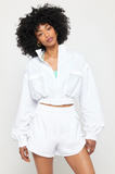 Bridgette Crop Zip Jacket