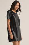 London Faux Leather Dress