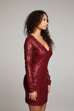 Christine Sequin Mini Dress