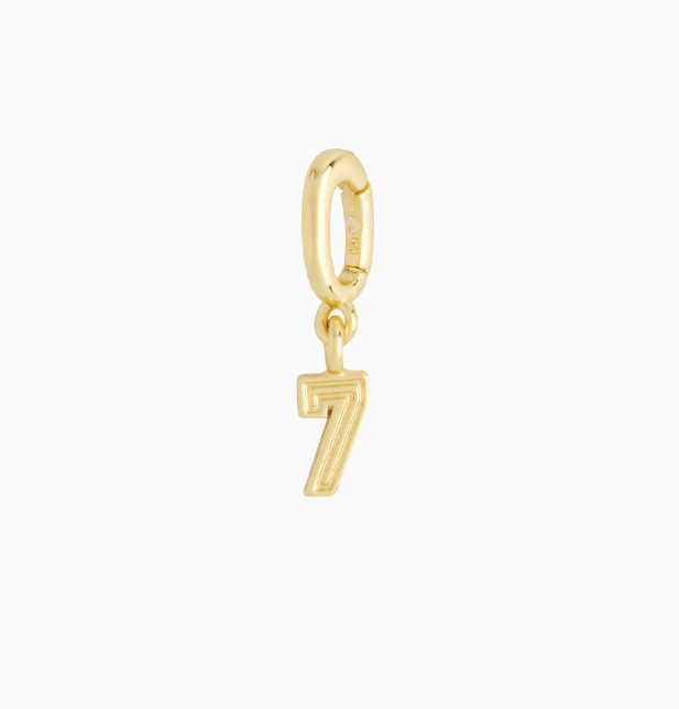 Varsity Numbers Parker Charms