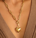 Heart Statement Charm