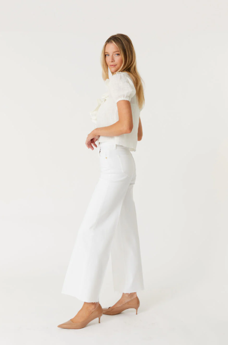 Hudson Crop Wide Leg Jeans
