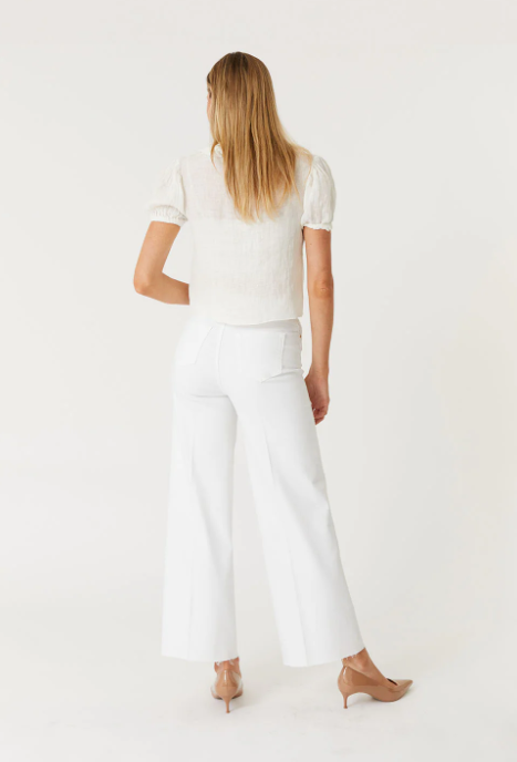 Hudson Crop Wide Leg Jeans