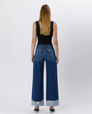 High Rise Baggy Wide Cuffed Jean