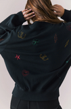 All Over Icons Pullover