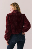 Cabernet Puff Sleeve Jacket