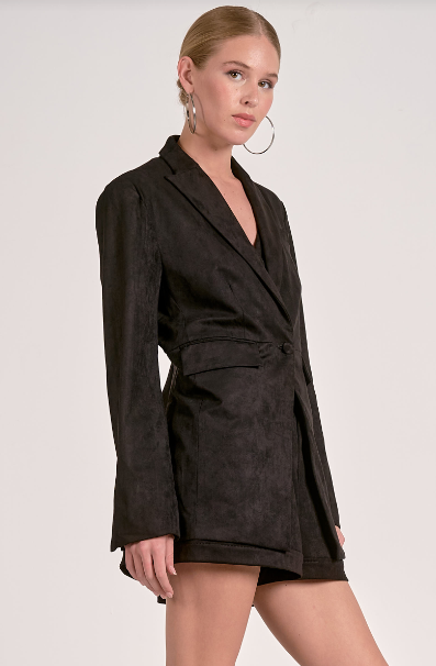Suede Blazer